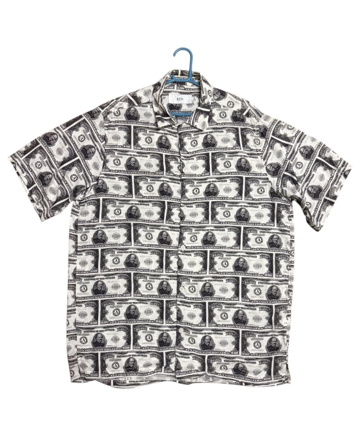 MOUSSY Azul by Moussy Rayon Short-Sleeved shirt Dollar Full Prints Size US S / EU 44-46 / 1 - 1 Thumbnail