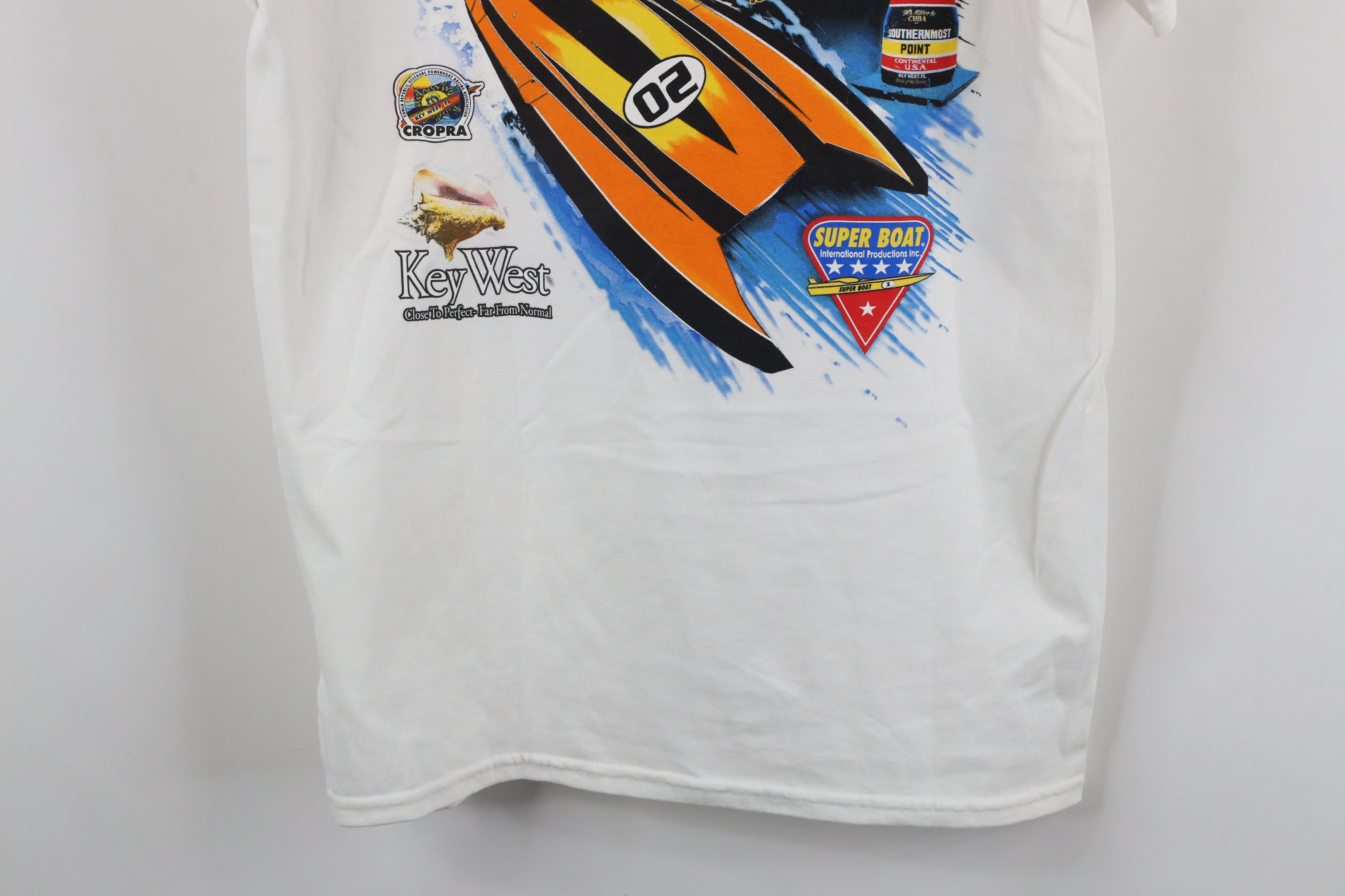 Vintage Vintage Y2K Key West World Championships Boating T-Shirt Size US S / EU 44-46 / 1 - 13 Thumbnail
