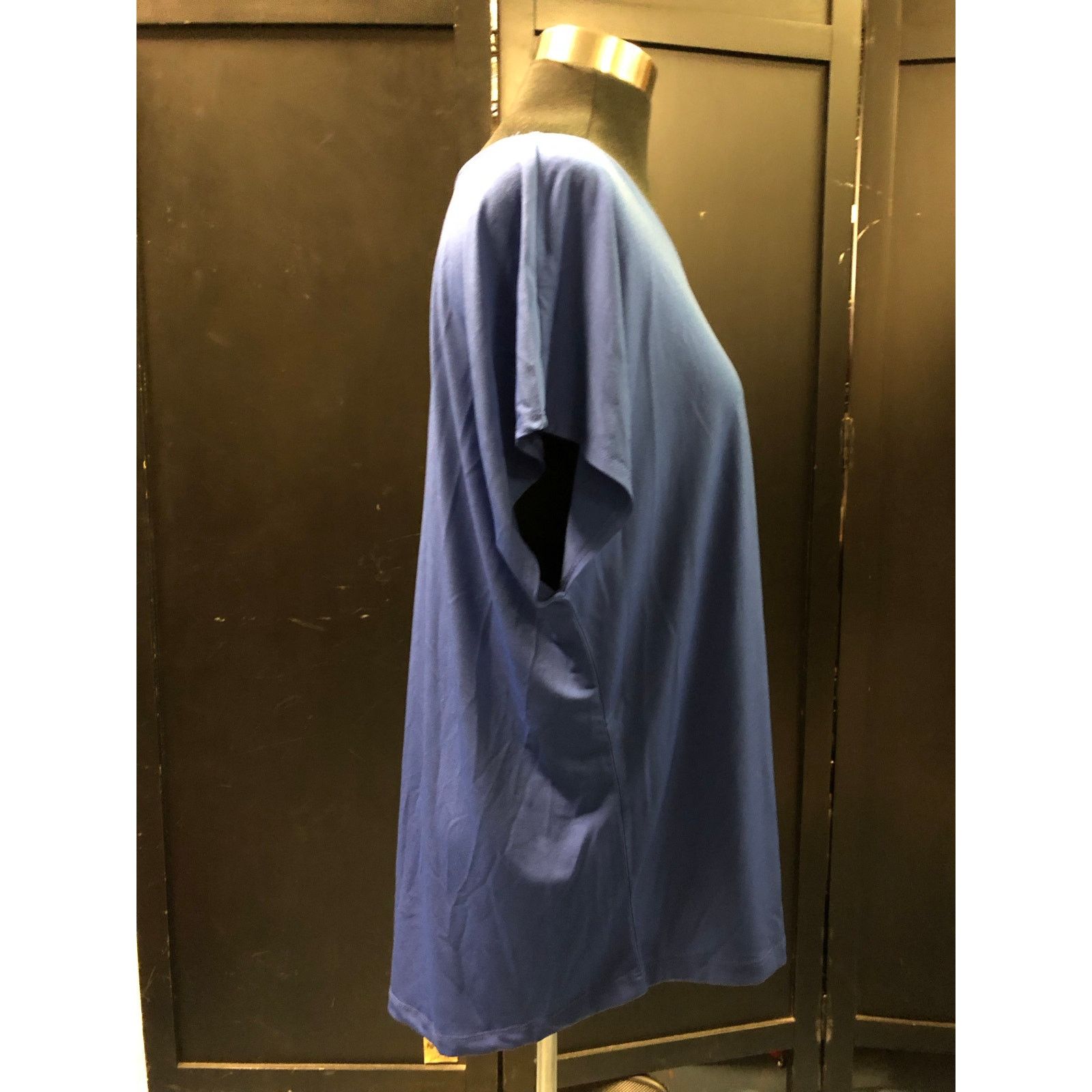 Chicos Women’s Chico’s Shortsleeved Blue Blouse Size S / US 4 / IT 40 - 5 Thumbnail