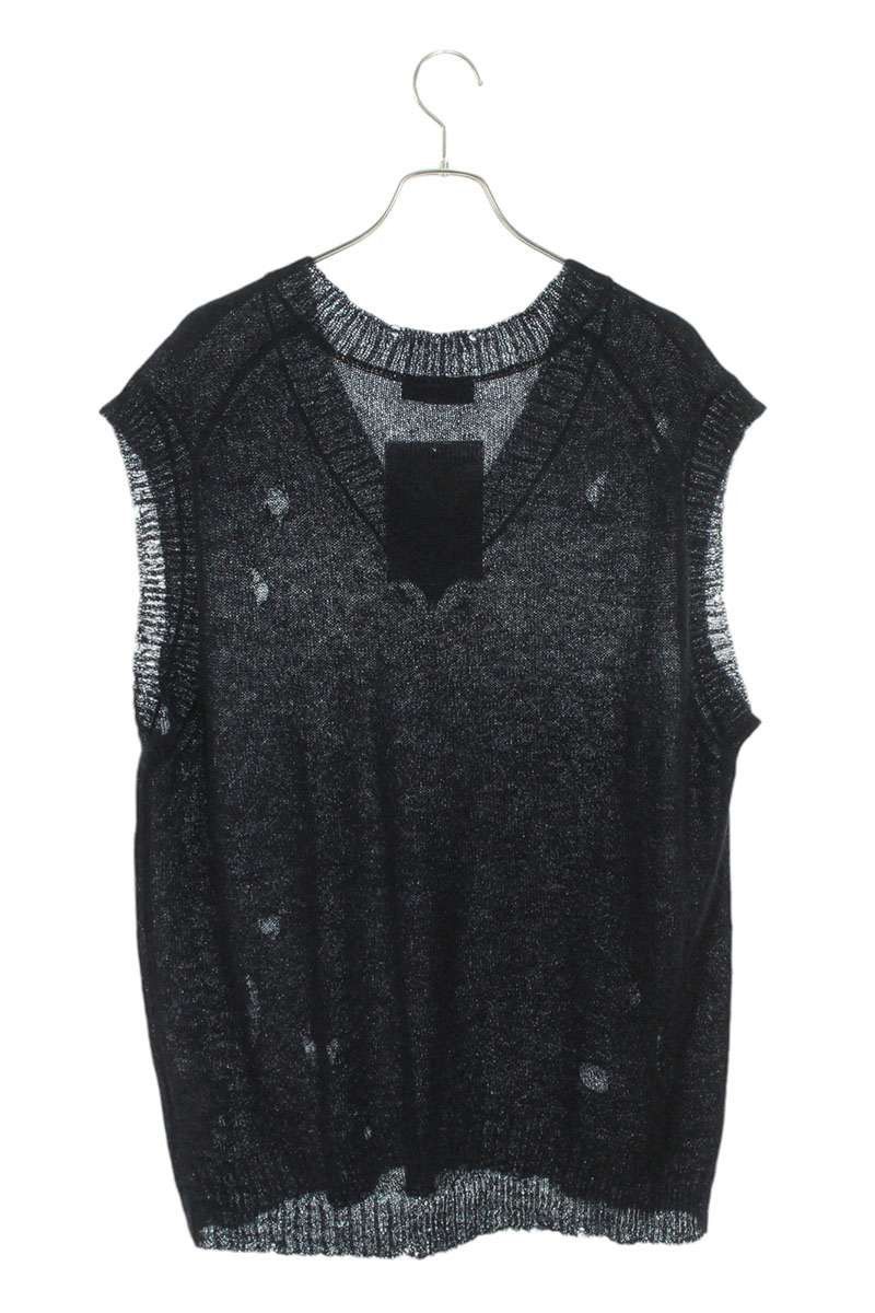 Yohji Yamamoto YOHJI YAMAMOTO POUR HOMME 24AW STITCH V VEST Size US L / EU 52-54 / 3 - 2 Thumbnail