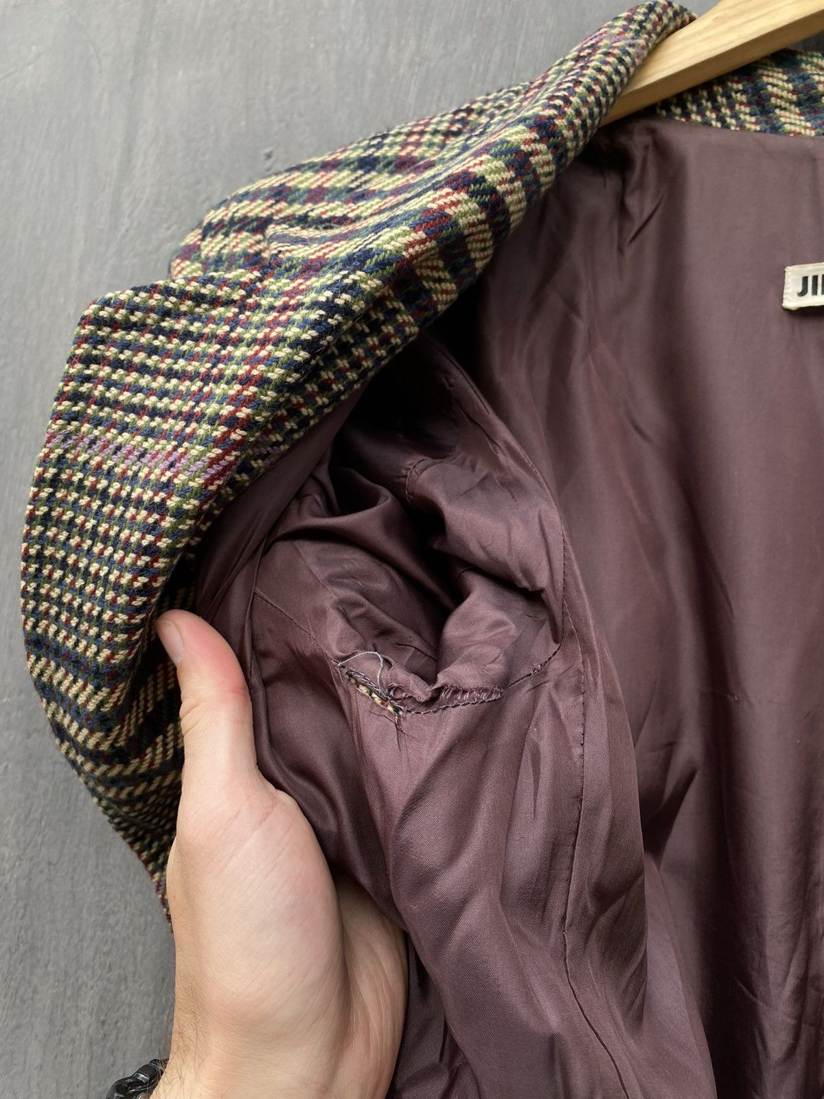 Jil Sander Jil Sander Vintage Plaid Wool/Cashmere Blazer Jacket Size 34 Size XS / US 0-2 / IT 36-38 - 12 Thumbnail