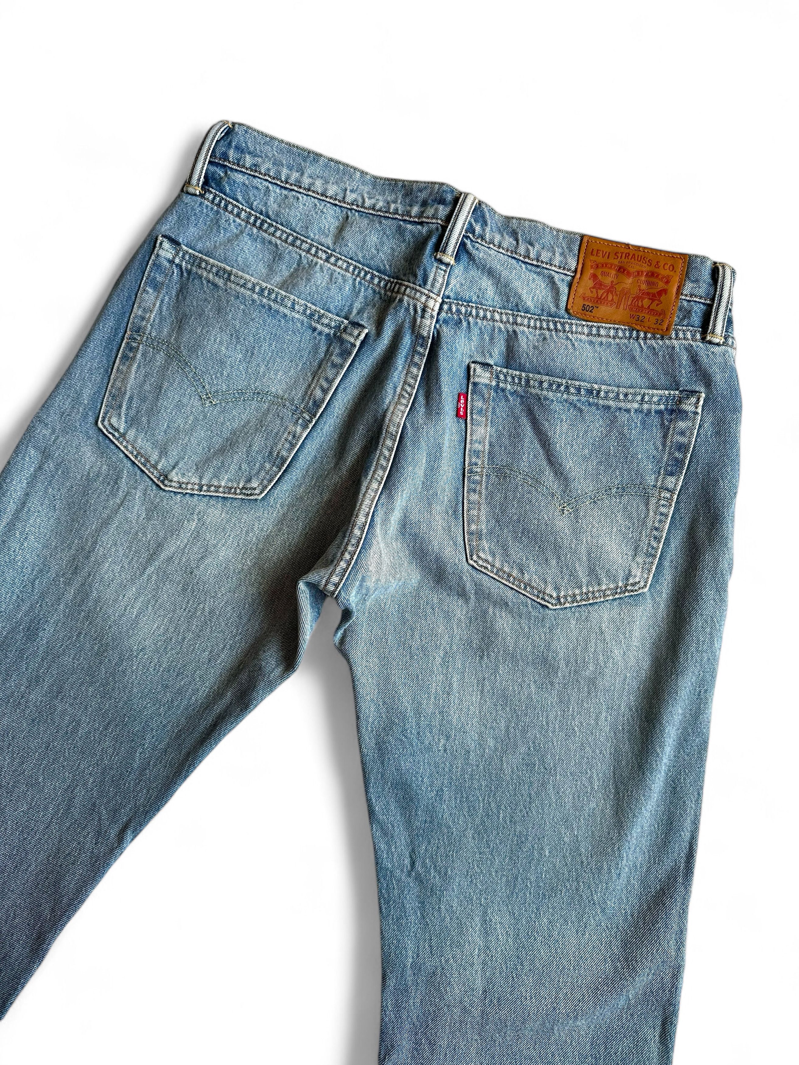 Levi's Levi's 502 Blue Denim Jeans Size US 32 / EU 48 - 6 Thumbnail