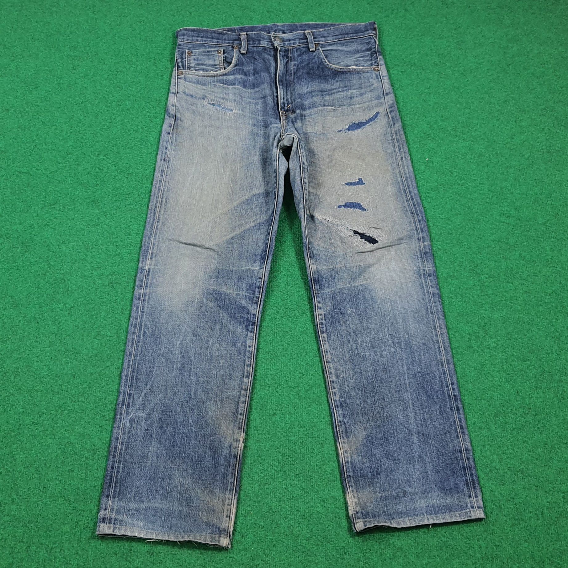 Levi's Vintage Levi's 90s 502 Big E Selvedge Denim Jeans E1N33 Size US 34 / EU 50 - 1 Thumbnail