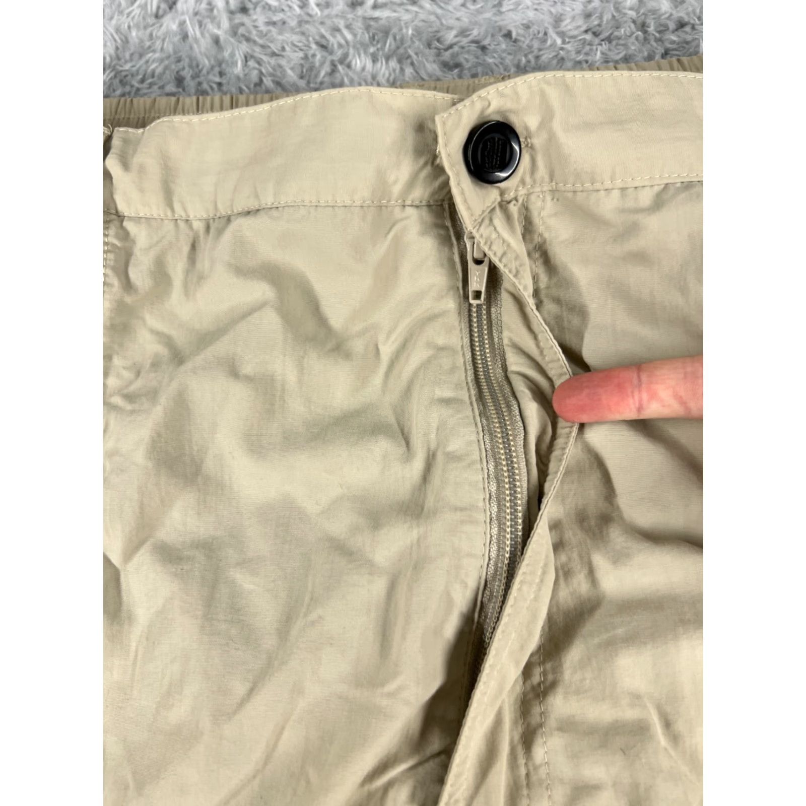 Bass Pro Shops Bass Pro Shops Pants Mens XL Beige Convertible Nylon Lined Hiking Cargo Straight Legkhakis Size US 36 / EU 52 - 5 Thumbnail
