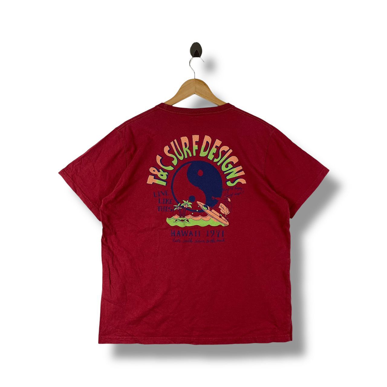 Vintage TOWN & COUNTRY big back hit Surfing tee Size US XL / EU 56 / 4 - 1 Thumbnail
