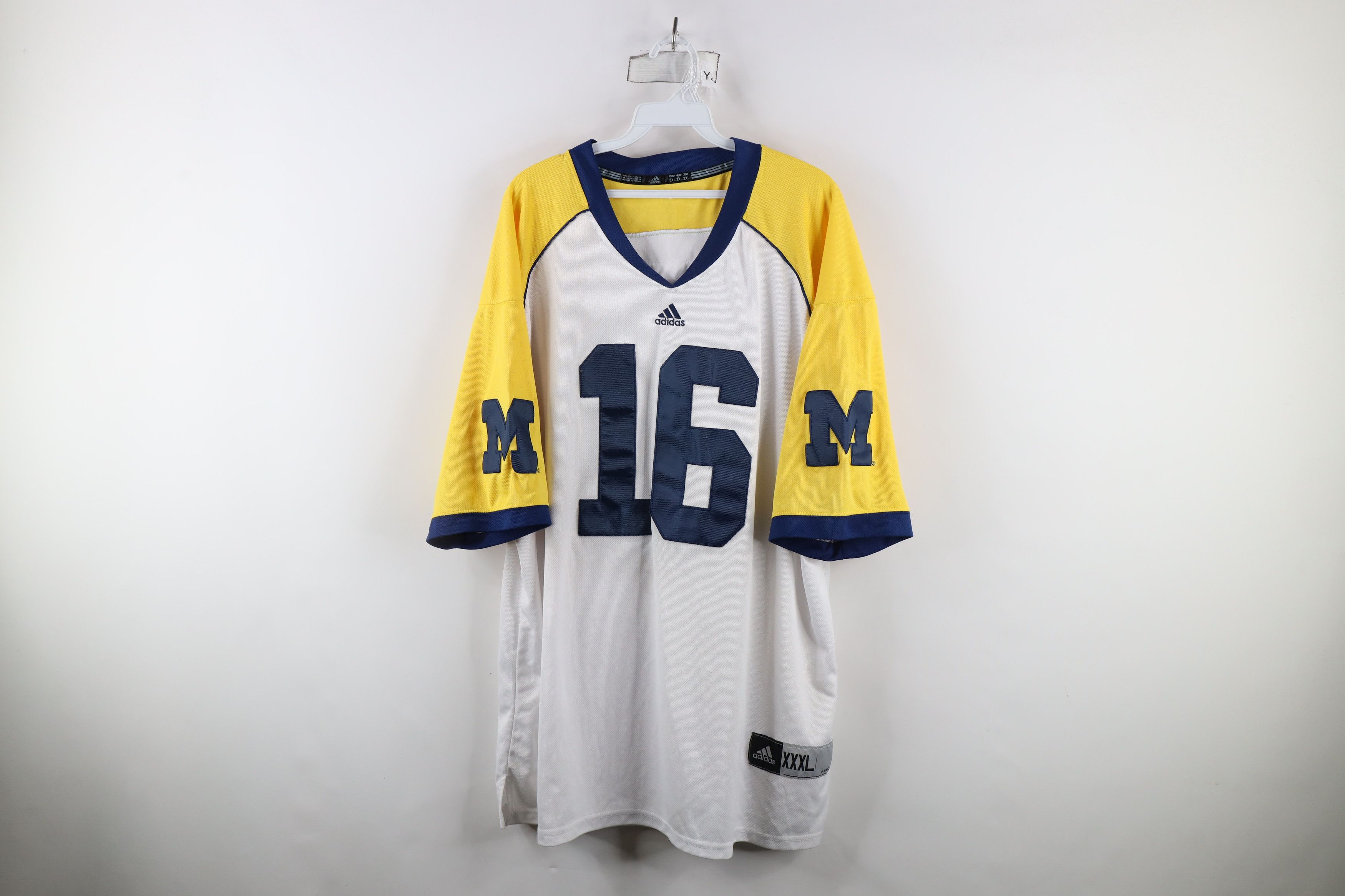 Adidas × Vintage Vintage Adidas Robinson University Michigan Football Jersey Size US XXL / EU 58 / 5 - 1 Thumbnail