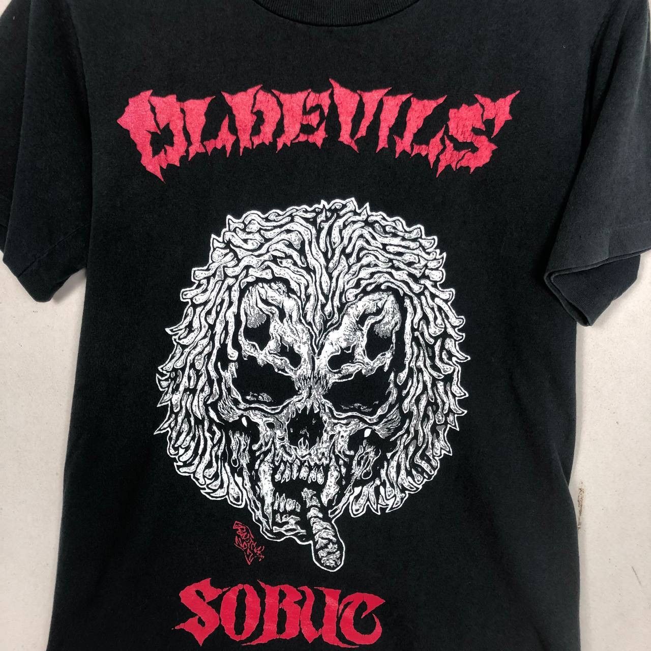 Band Tees × Vintage Vintage 90s Sobut/Balzac Oldevils Legend Of Blood Band Tee Size US S / EU 44-46 / 1 - 5 Thumbnail