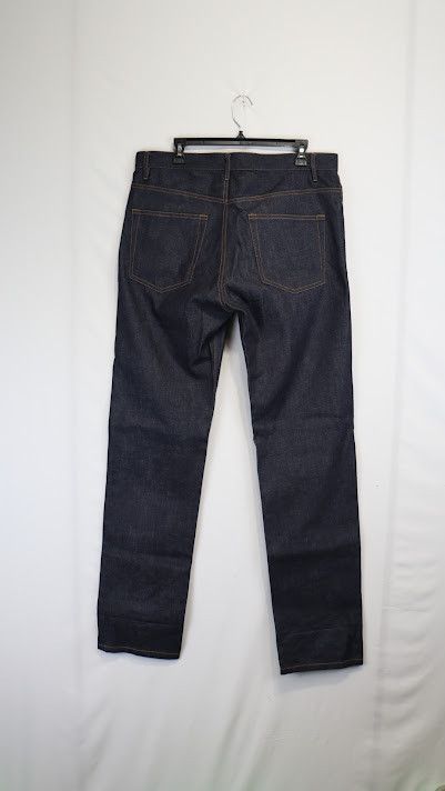 Helmut Lang o1rshd1 Turn up Jean RAW Denim Jeans in Blue Size US 32 / EU 48 - 9 Thumbnail