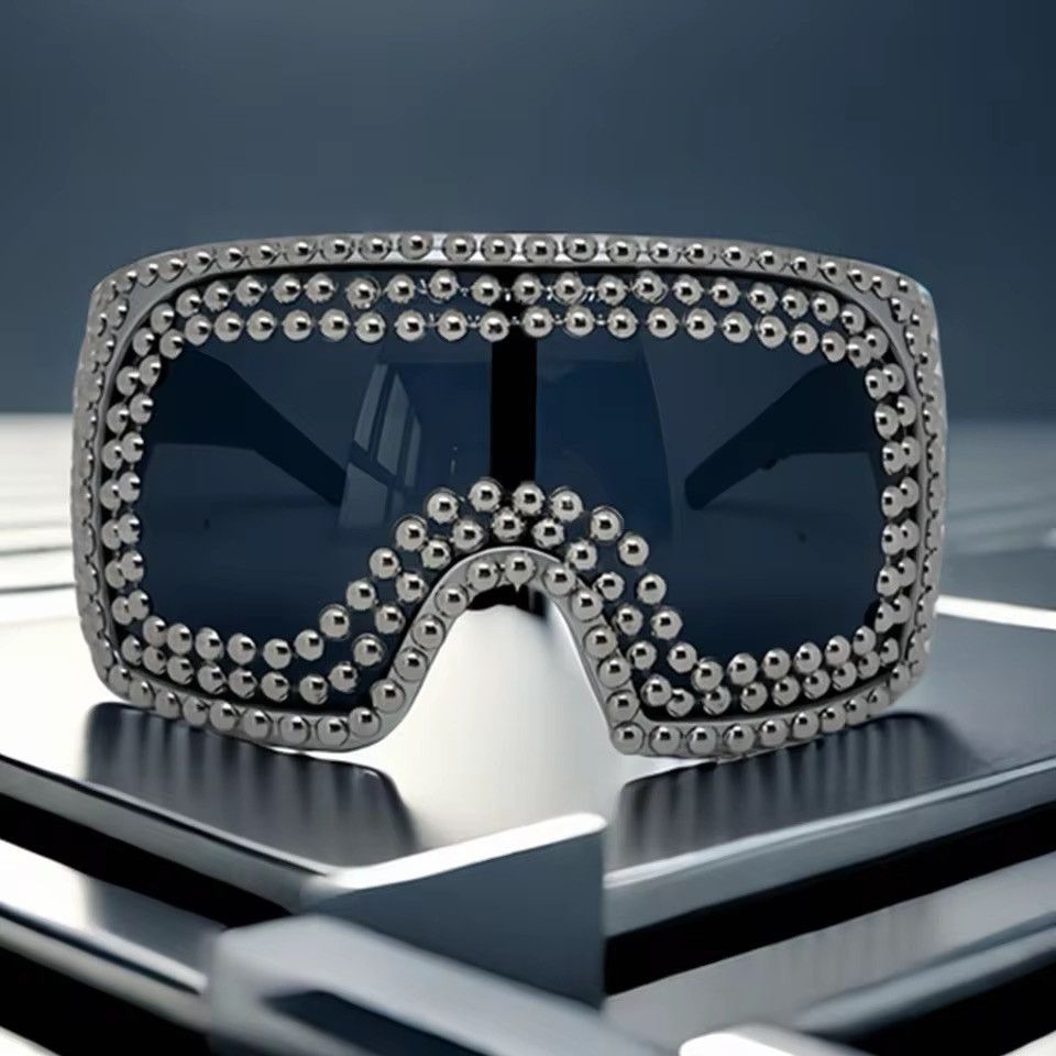 Other Streetwear Rivets Punk Sunglasses Size ONE SIZE - 2 Thumbnail