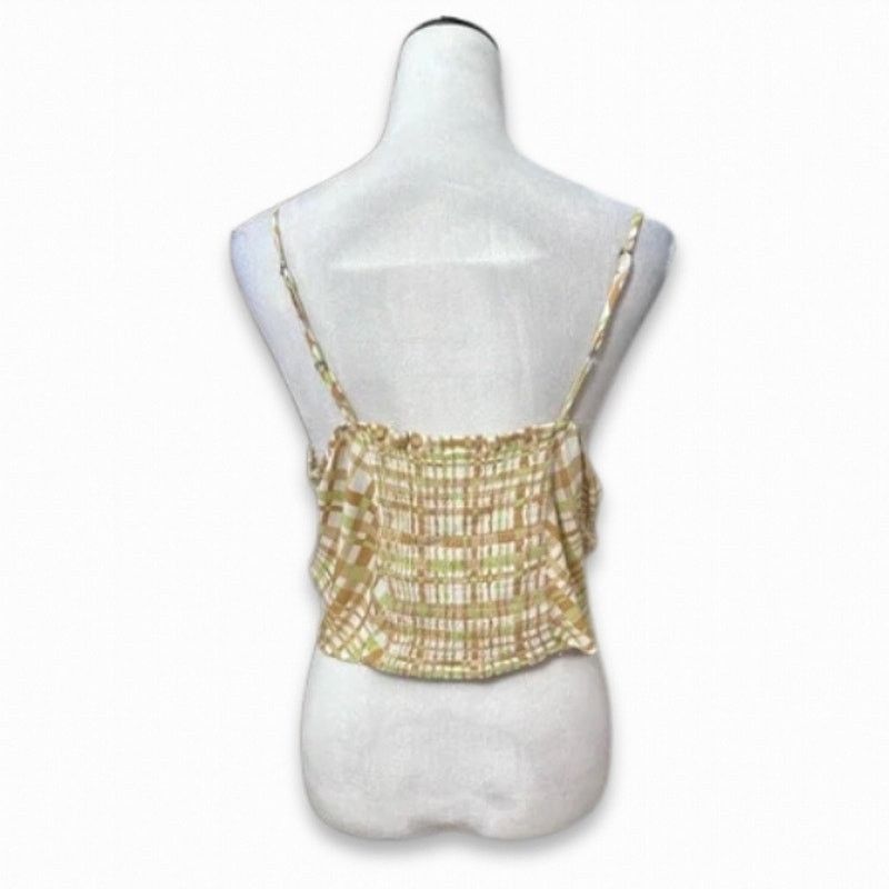 Other BP Crop Top Spaghetti Strap Plaid Pattern Multicolor 1X NWOT Size XL / US 12-14 / IT 48-50 - 4 Thumbnail