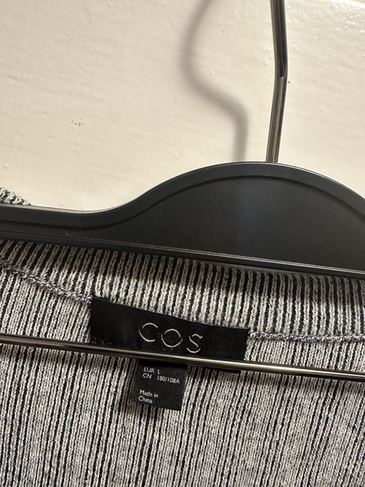 Cos COS silver sweater Size US L / EU 52-54 / 3 - 3 Thumbnail