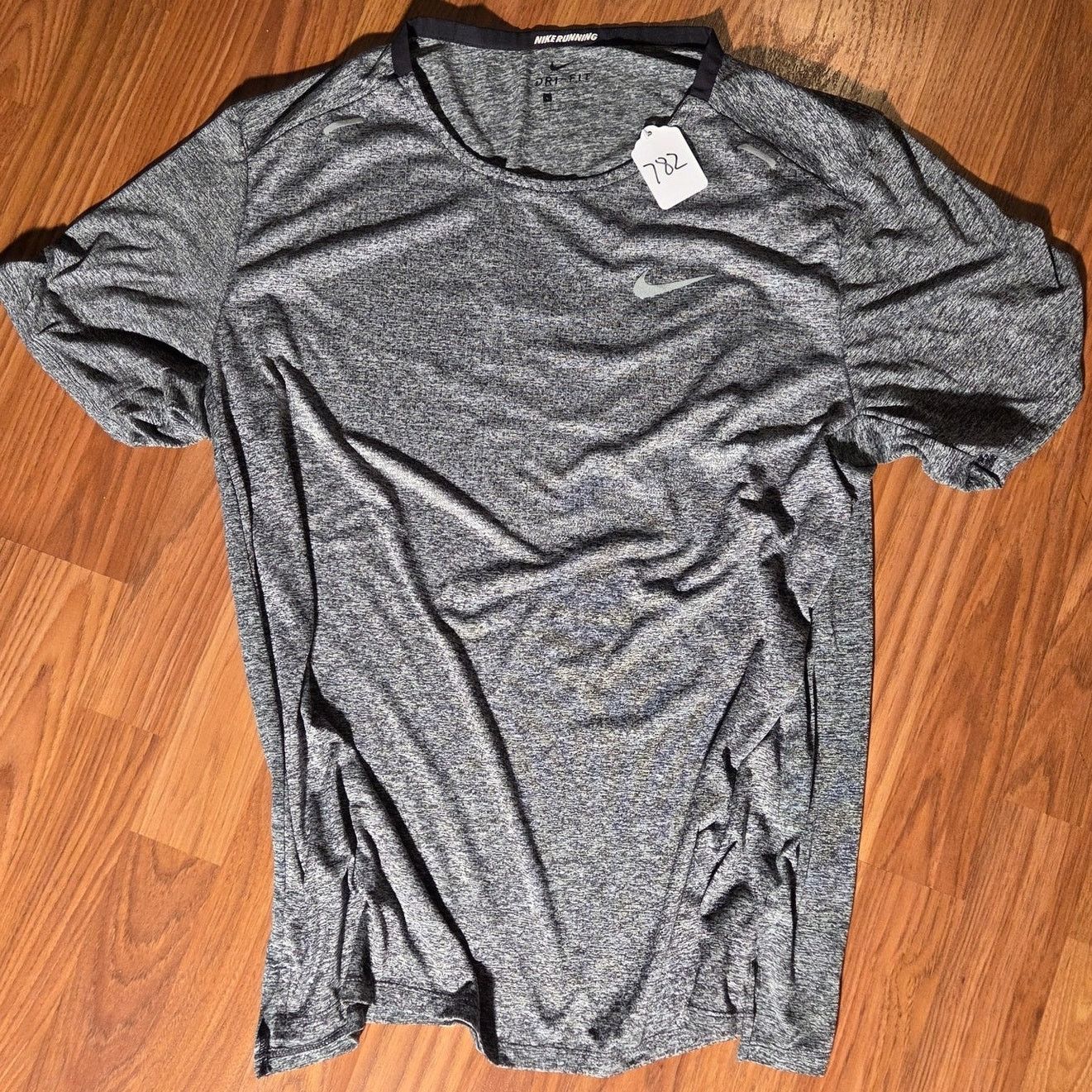 Nike Nike Dri-FIT Running Tee - Men's Large - Grey Heather Size US L / EU 52-54 / 3 - 6 Thumbnail