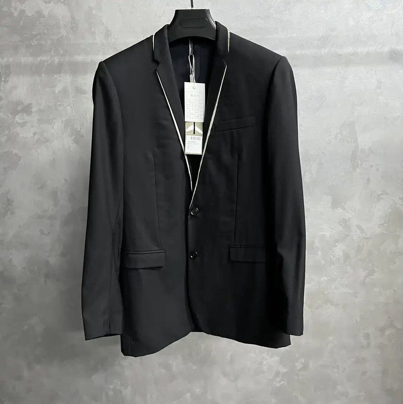 Dior Dior Men's Black Cotton Blazer 0089 Size US M / EU 48-50 / 2 - 1 Thumbnail