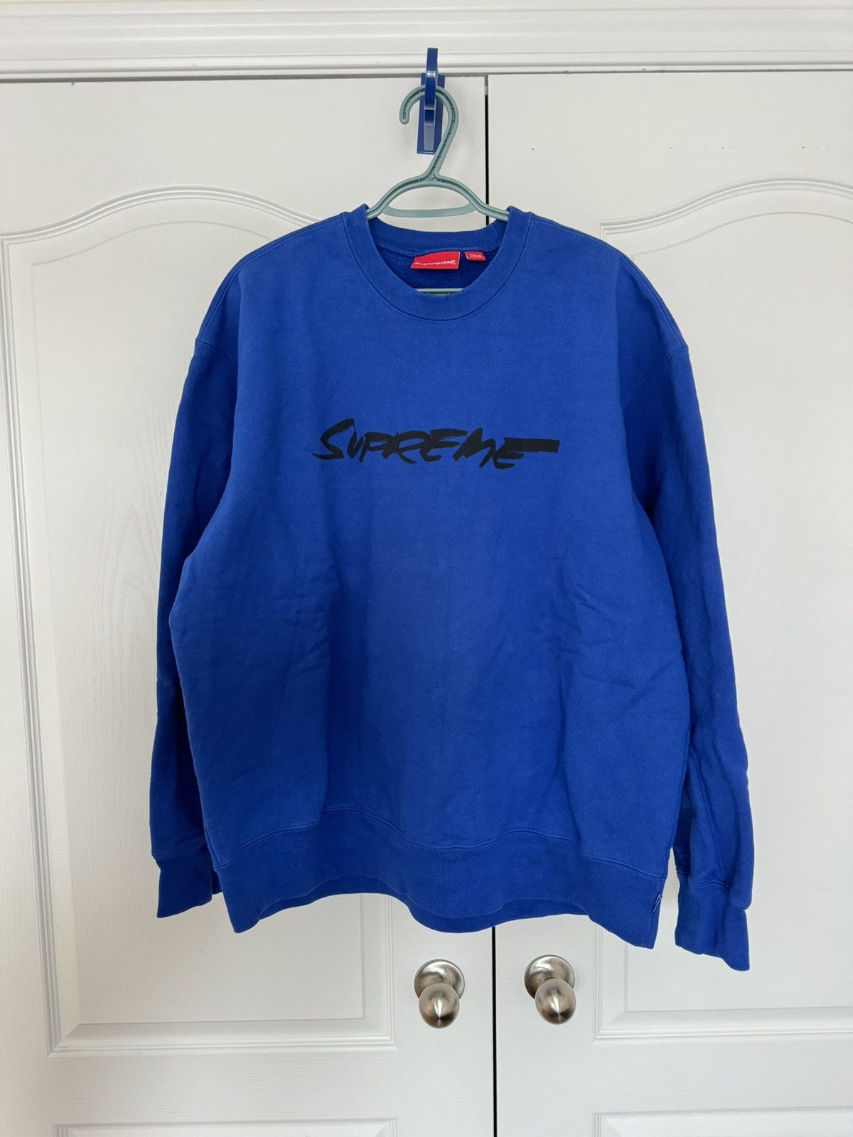 image of Supreme Futura Sweatshirt in Royal, Men's (Size XL)