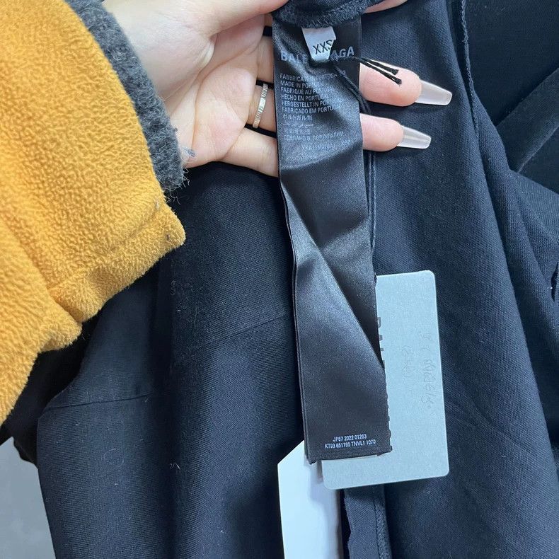 Balenciaga Balenciaga latest black letter logo round neck short sleeve Size US XXS / EU 40 - 3 Thumbnail