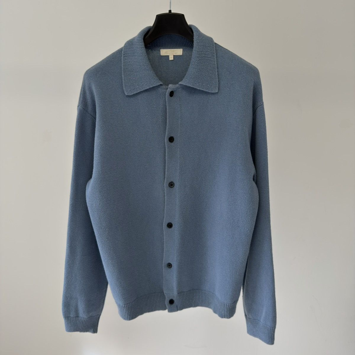 Mfpen Blue Brushed/Pilled Cotton ‘Formal’ Cardigan Size US M / EU 48-50 / 2 - 13 Thumbnail