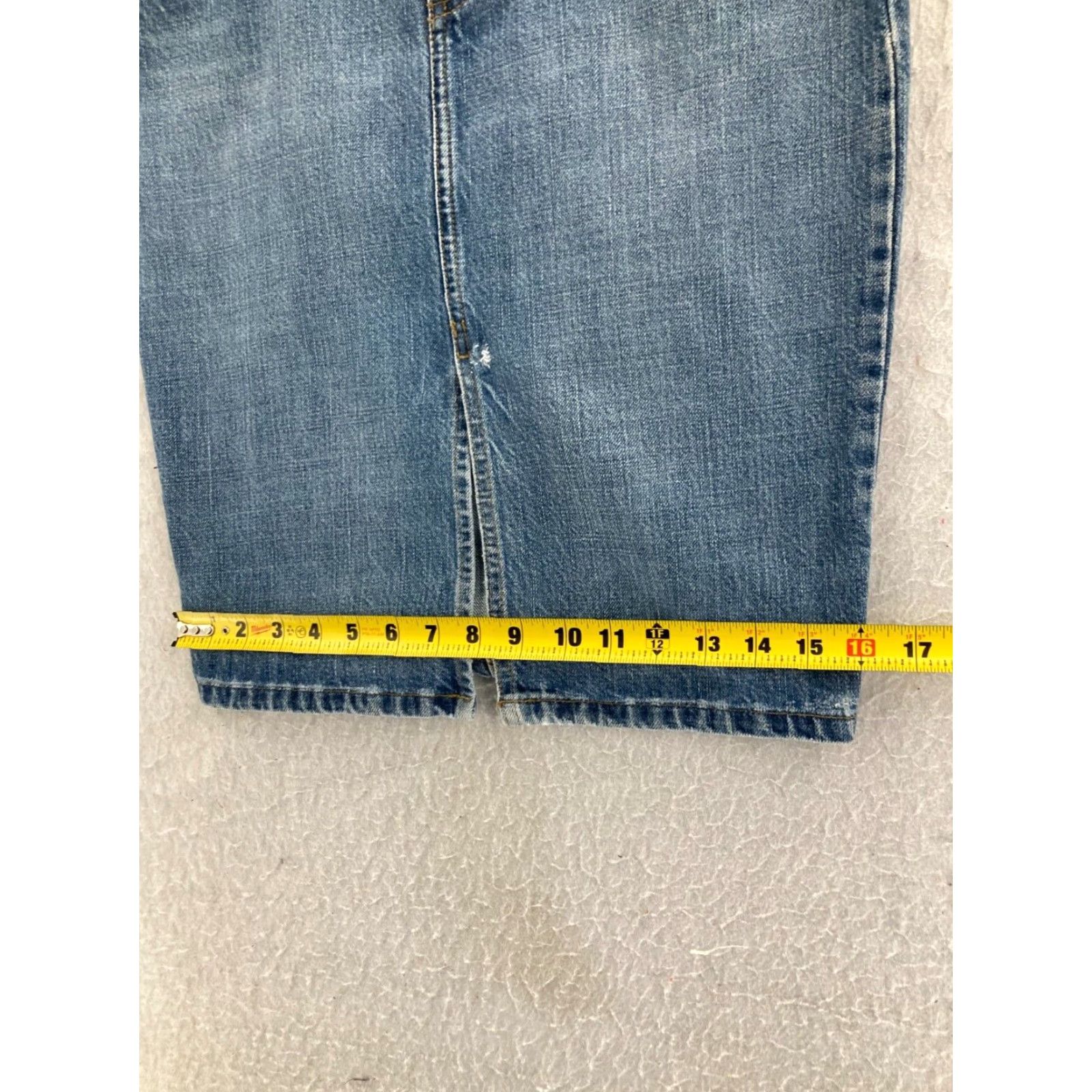 Juicy Couture Juicy Couture Denim Skirt Women's Medium Pencil Blue Casual Knee-Length Size 32" / US 10 / IT 46 - 3 Thumbnail