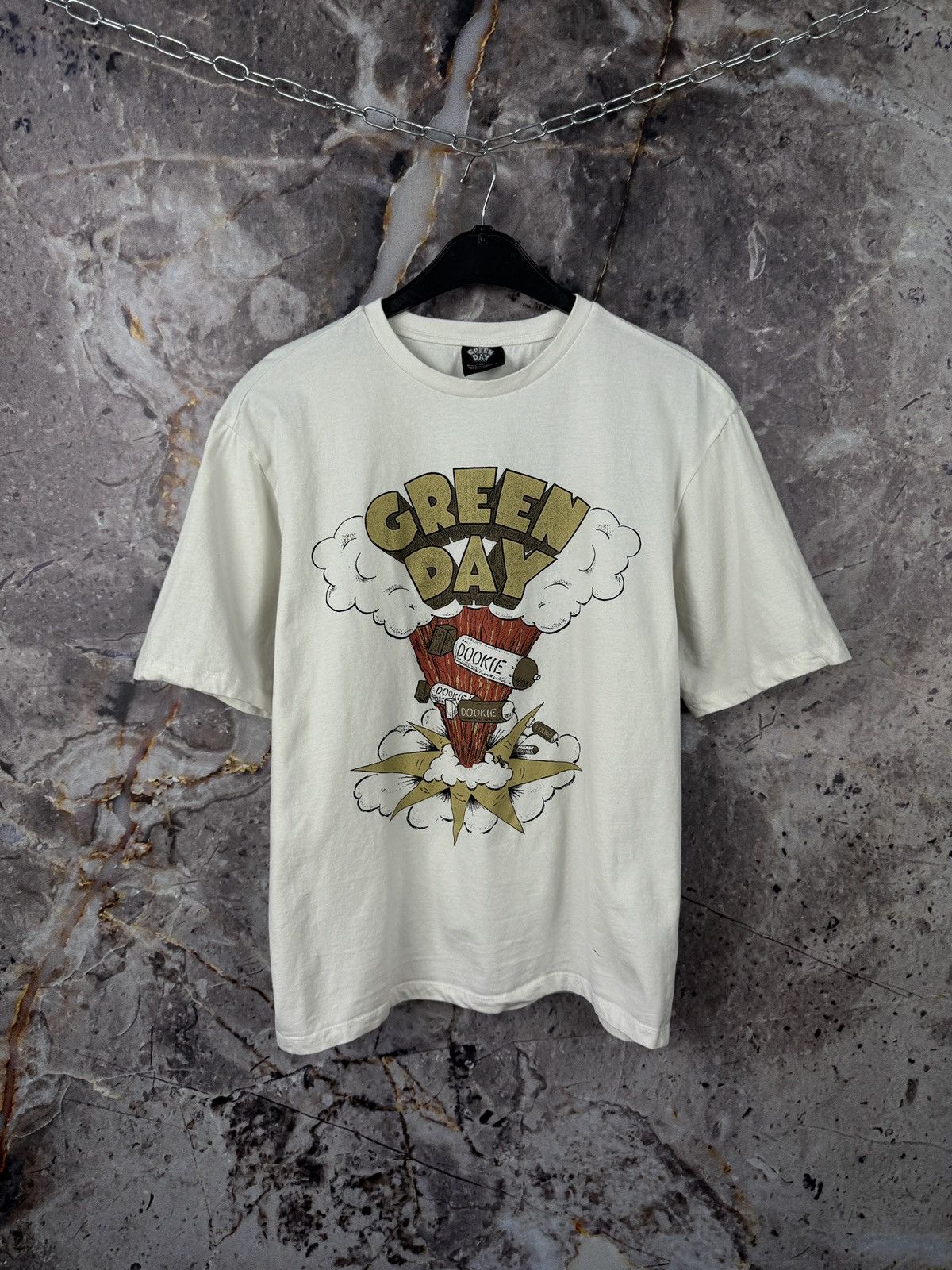 Primark × Vintage Men’s Green Day Dookie T-Shirt American Band Size Small Size US S / EU 44-46 / 1 - 1 Thumbnail