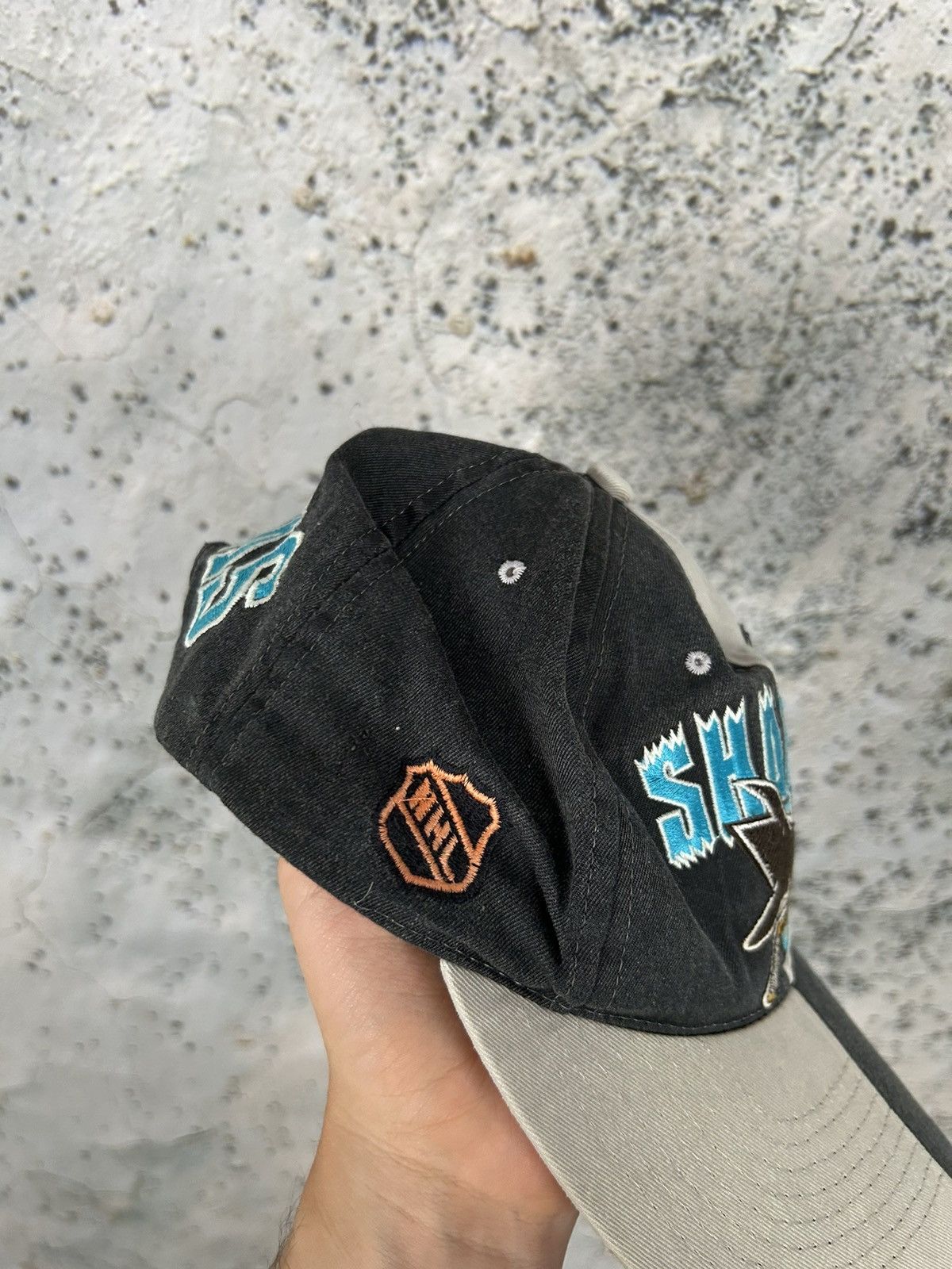 NHL Vintage NHL San Jose Sharks Snapback 90s Hockey Rare Size ONE SIZE - 2 Thumbnail