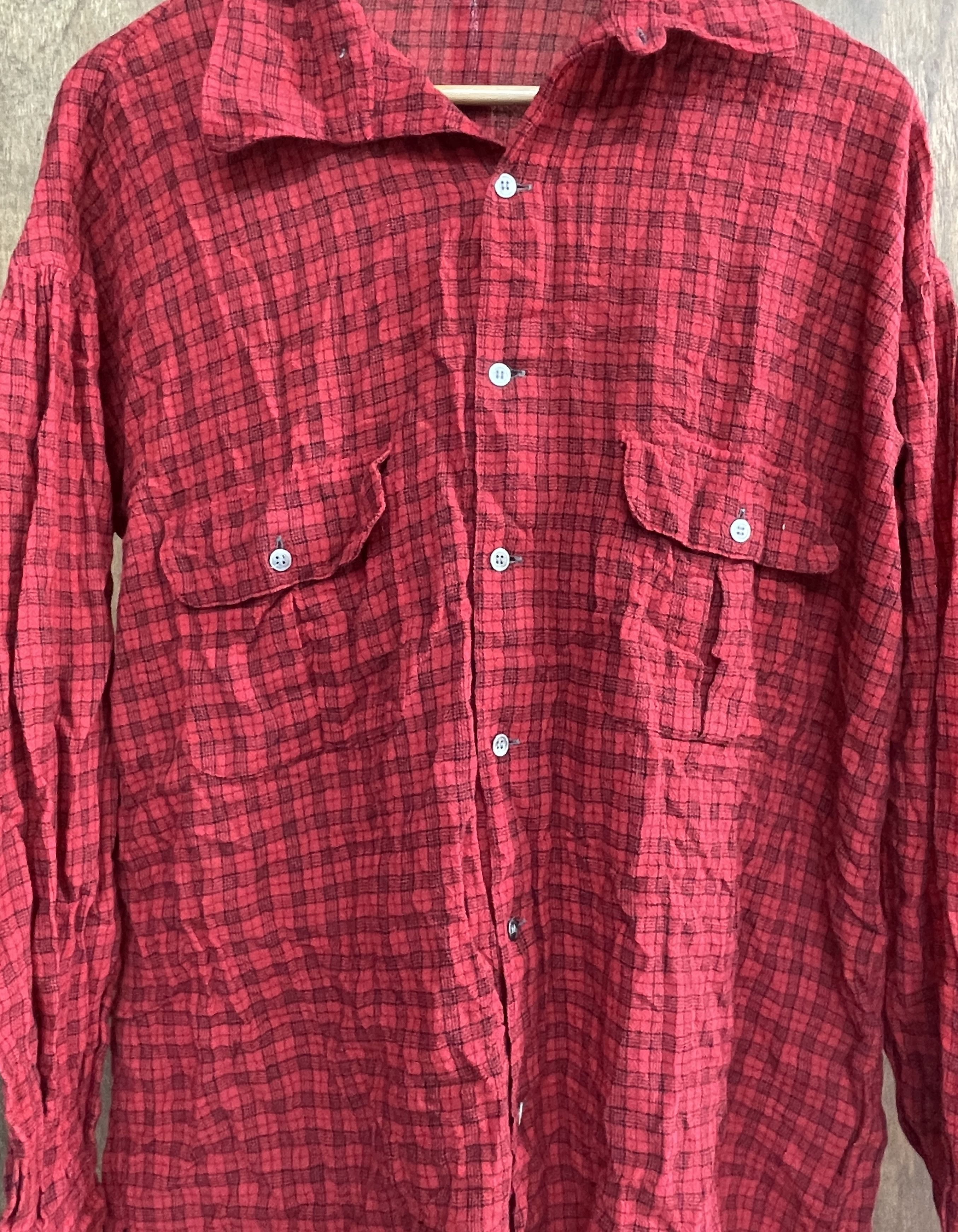 Yohji Yamamoto Y's for men Yohji Yamamoto Wool Two Pockets Shirt Size US L / EU 52-54 / 3 - 3 Thumbnail