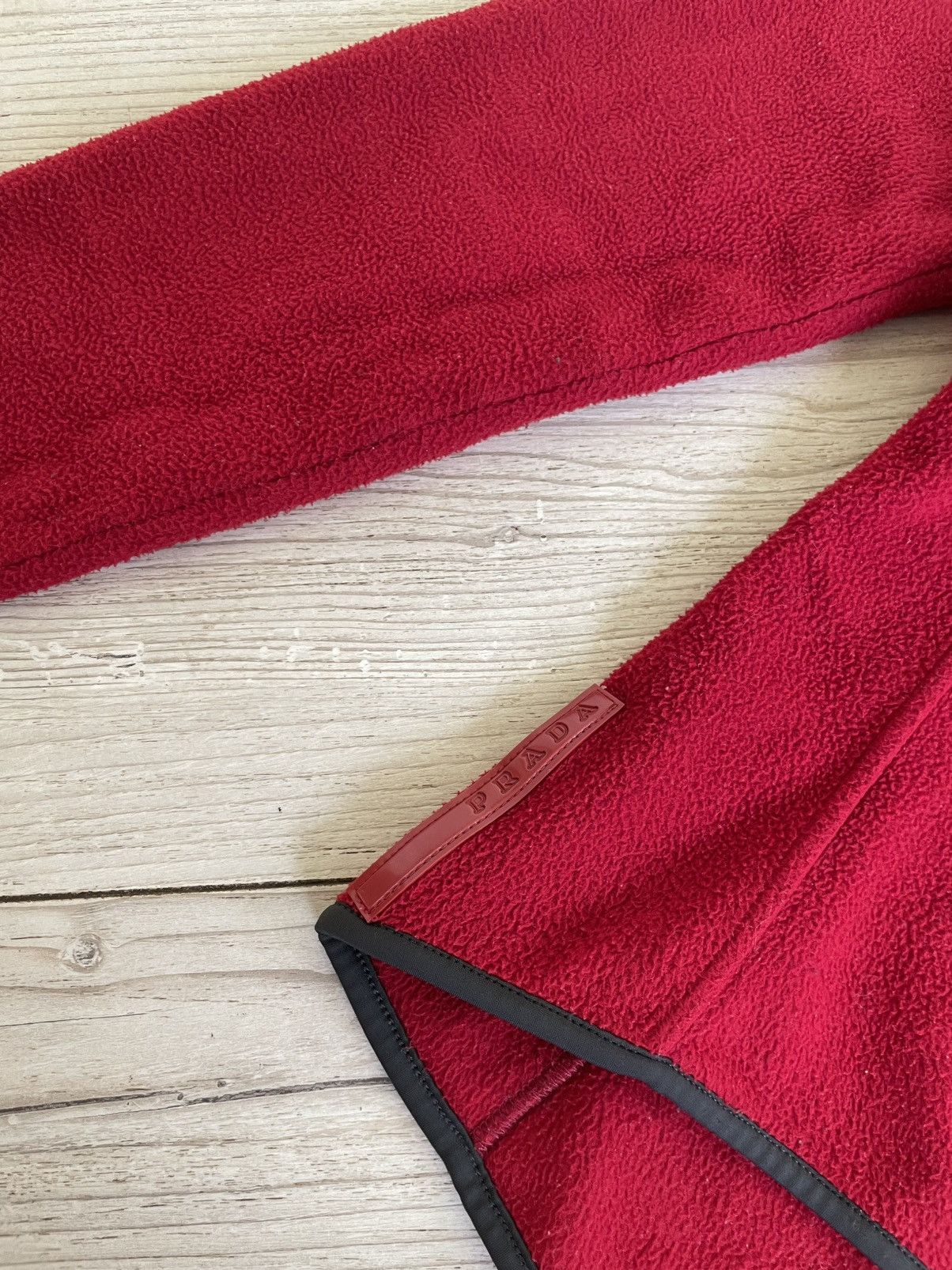 Prada Prada Fleece Red with Red tab WMNS Vintage Size M / US 6-8 / IT 42-44 - 12 Thumbnail