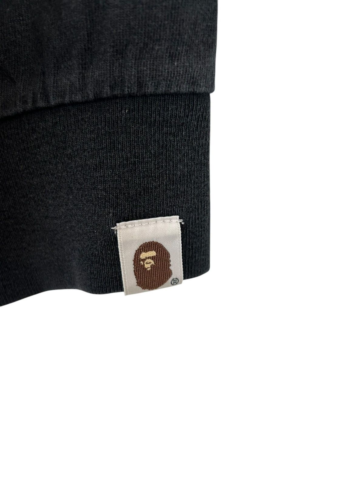 Bape Bape Head Glitter Logo Print L/S T-Shirt Size US M / EU 48-50 / 2 - 7 Thumbnail