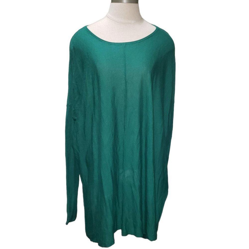 H&M CT479a H & M Ladies Green Tunic L Size L / US 10 / IT 46 - 1 Thumbnail