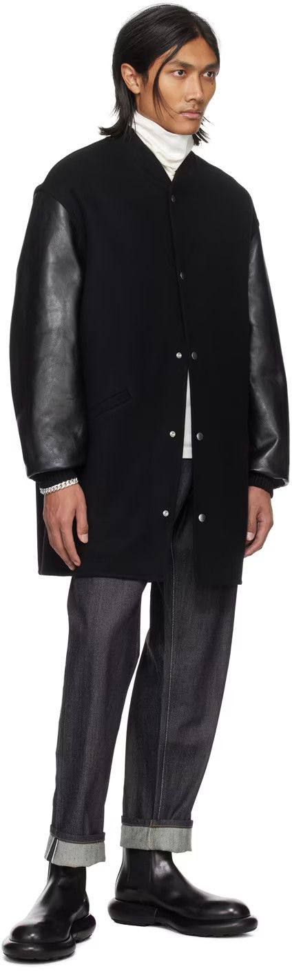 Jil Sander o1w1db10825 Bomber Jacket in Black Size US XL / EU 56 / 4 - 4 Thumbnail