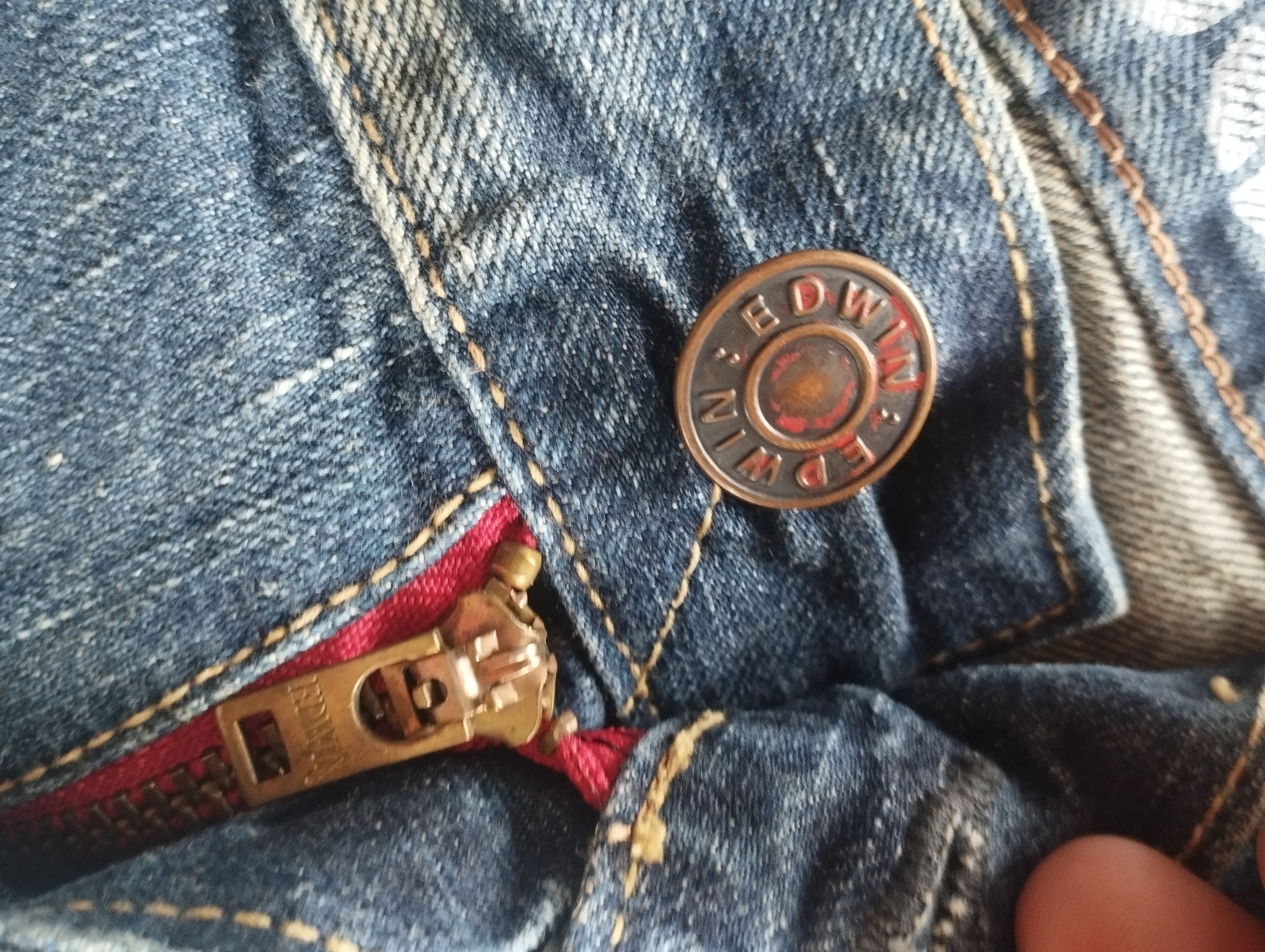 If Six Was Nine × Le Grande Bleu (L.G.B.) Edwin 503 Blue Trip Size US 34 / EU 50 - 8 Thumbnail