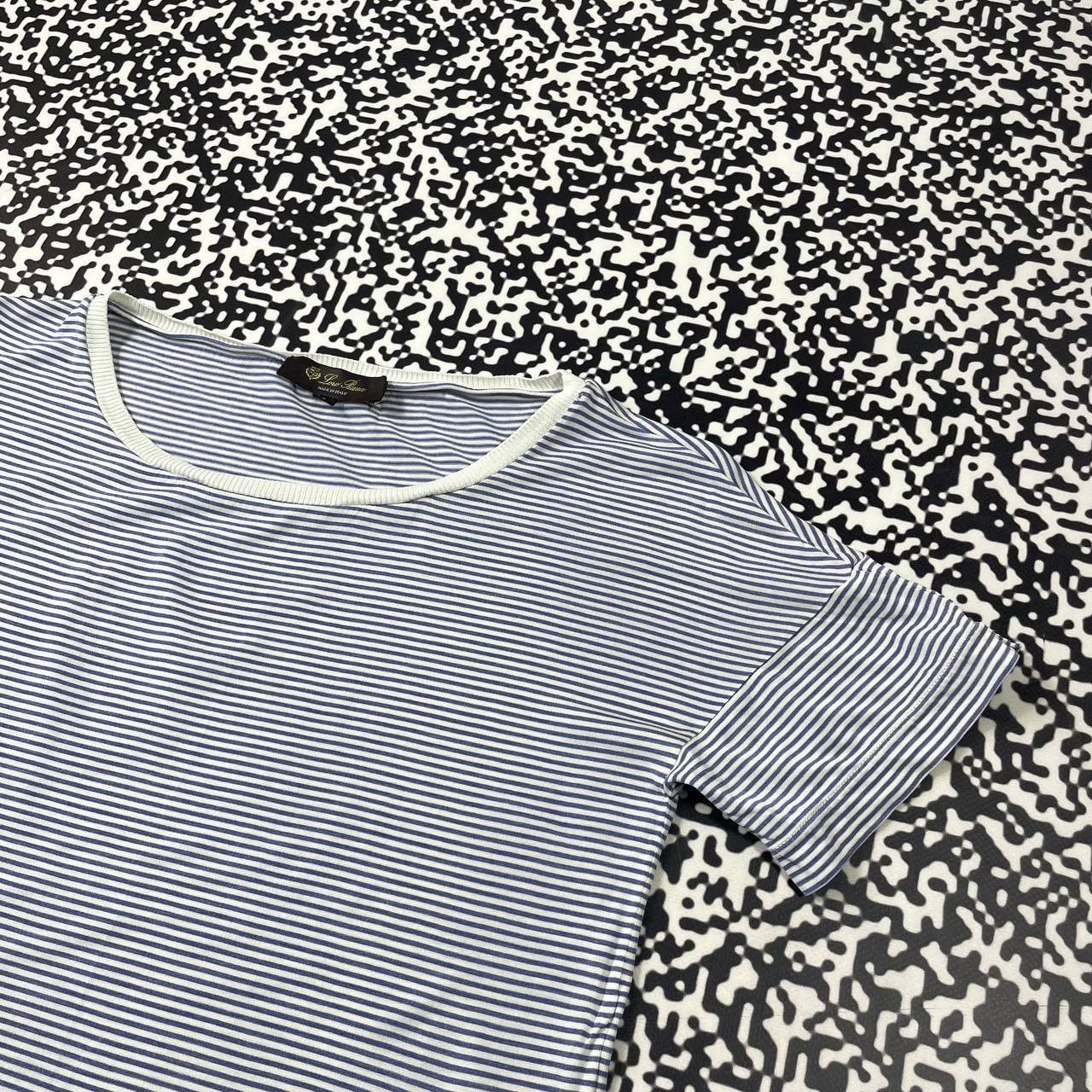 Loro Piana Luxury Stripped Retro Style T-shirt
