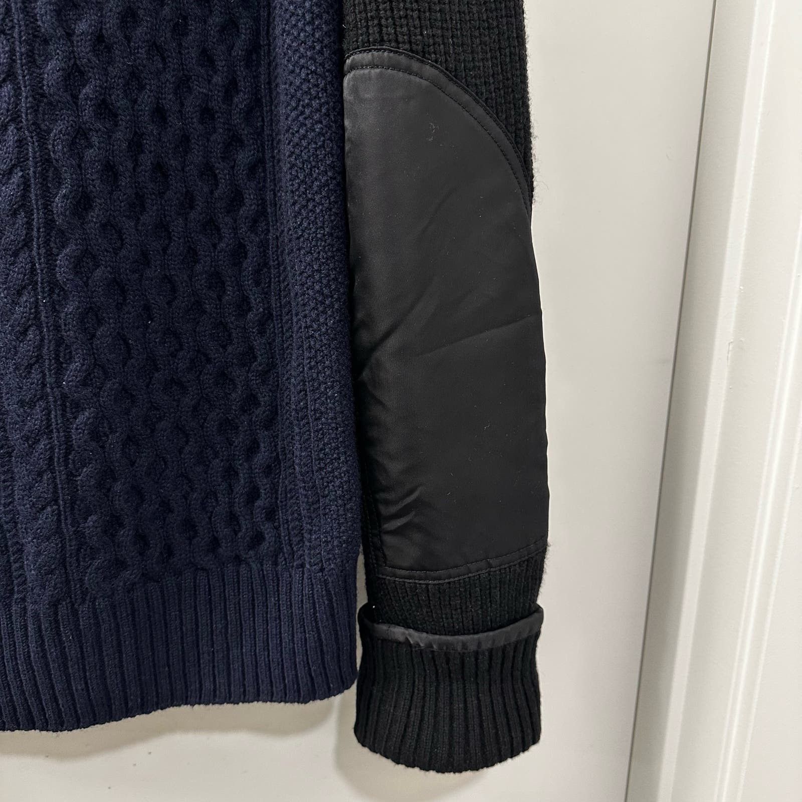 Sacai Sacai 18AW Wool Nylon Blend Sweater, Size 2 Size US M / EU 48-50 / 2 - 4 Thumbnail