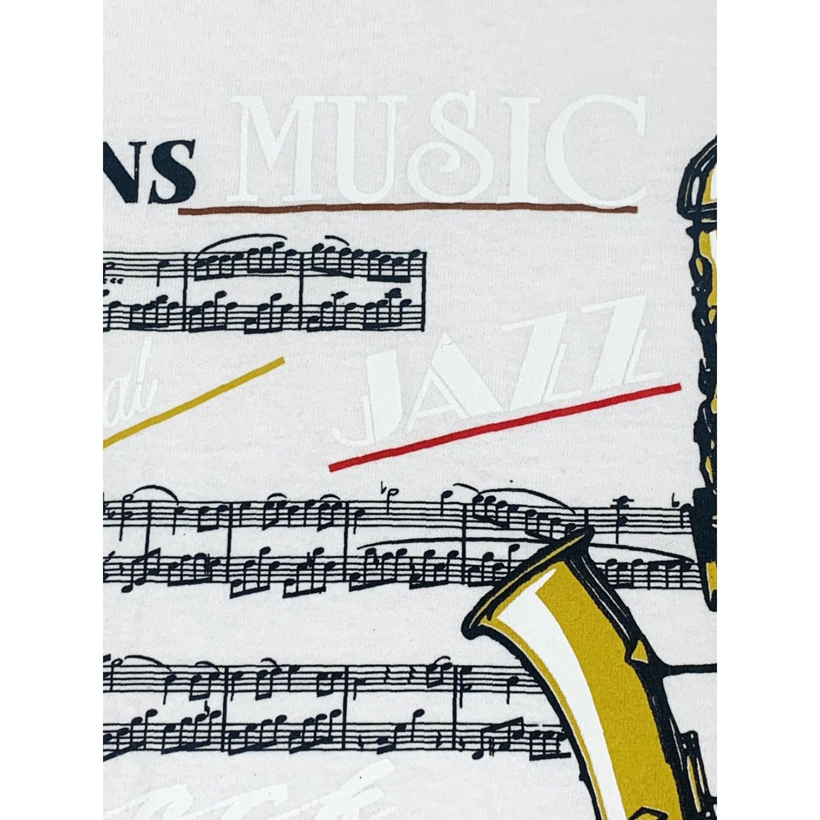 Gildan Gildan T-Shirt White XL Music Shirt Men 1038 Preshrunk Short Sleeve Logo Regular Size US XL / EU 56 / 4 - 3 Thumbnail