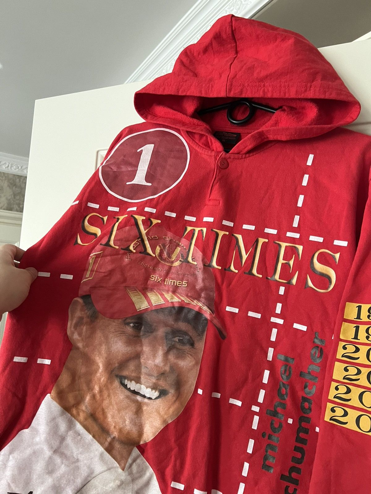 Ferrari × Formula 1 Vintage 💥 Racing Michael Schumacher Formula 1 Hoodie Size US XL / EU 56 / 4 - 5 Thumbnail