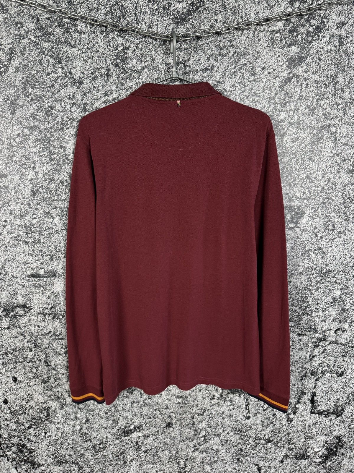 Pretty Green Pretty Green Polo Long Sleeve Rugby Shirt Casual Size XL Size US XL / EU 56 / 4 - 11 Thumbnail