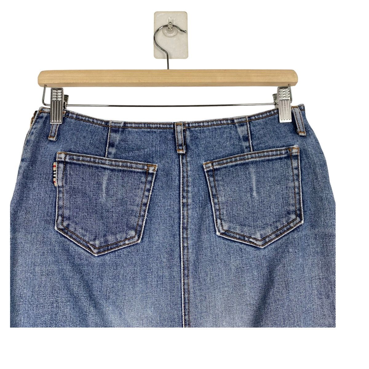 Burberry Prorsum 💥BURBERRY BLUE LABLE DENIM JEAN SKIRT Size 30" / US 8 / IT 44 - 6 Thumbnail