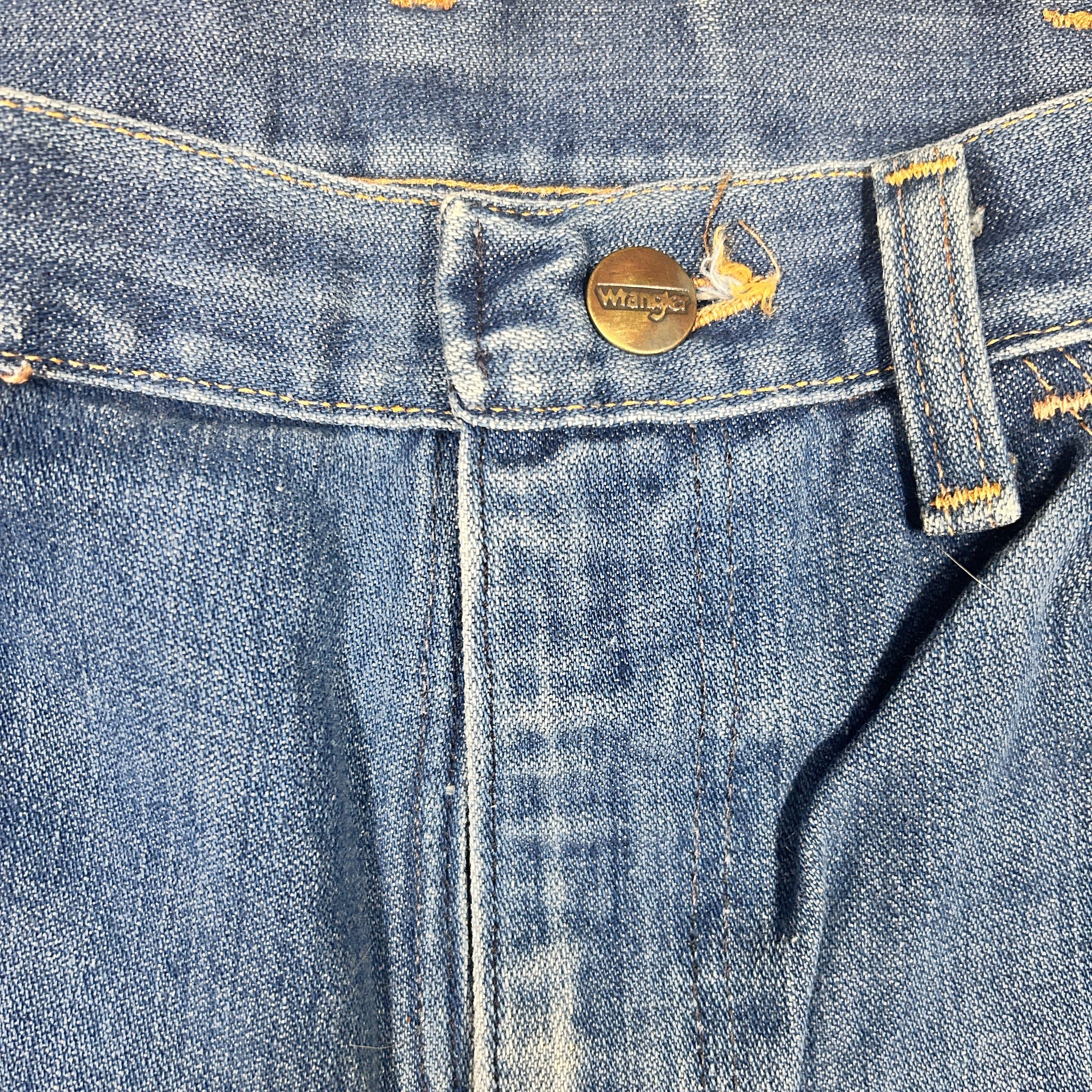 Other 70s Wrangler Flared Jeans Made in USA Talon Zipper Size US 32 / EU 48 - 3 Thumbnail