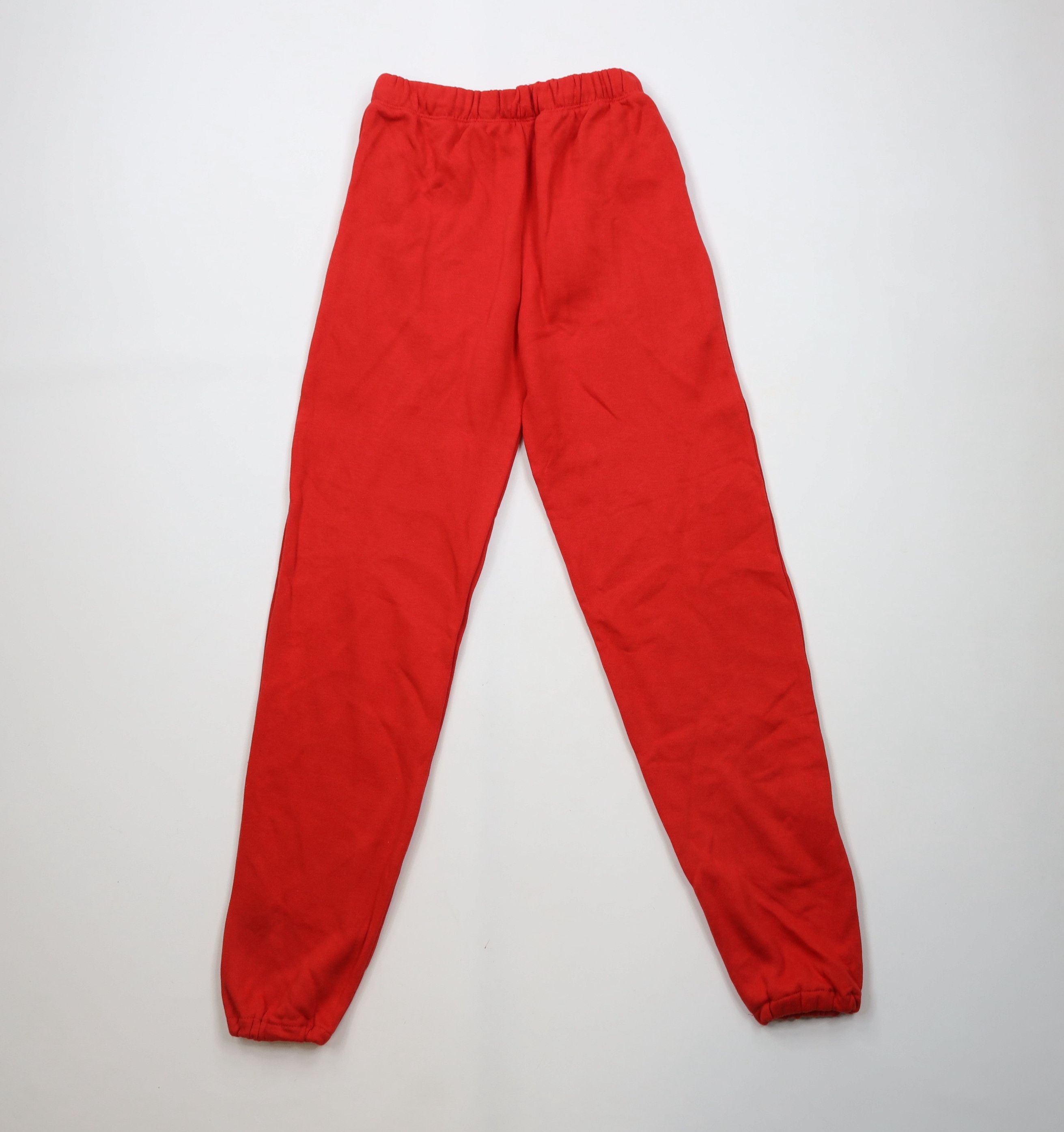 Vintage Deadstock Vintage 90s Streetwear Sweatpants Joggers Red USA Size US 34 / EU 50 - 9 Thumbnail