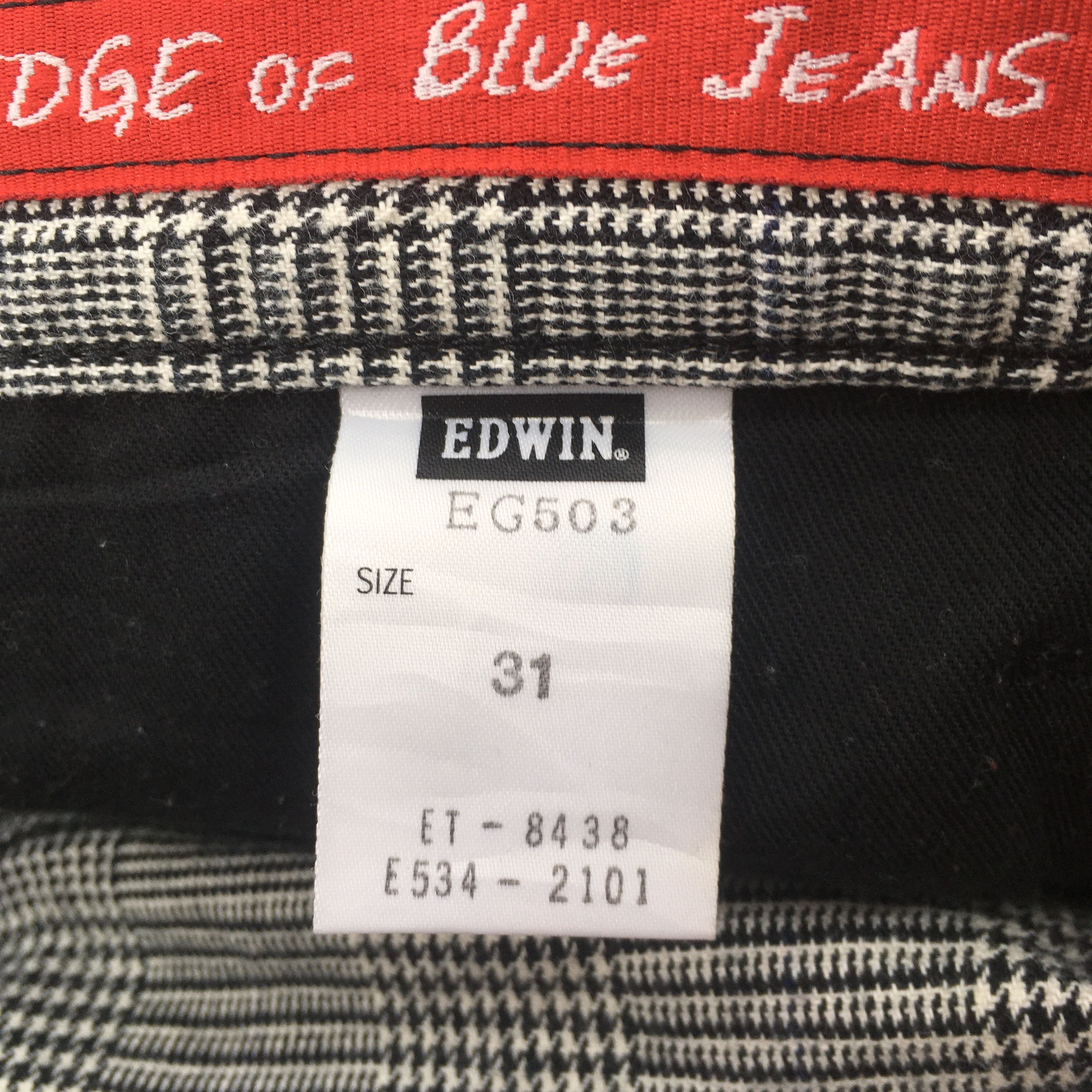 Edwin Size 32x33 Edwin Casual Tartan Plaid Checked Pants S1280 Size US 32 / EU 48 - 13 Thumbnail