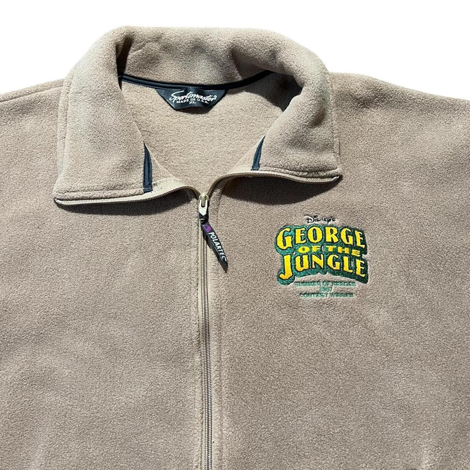 Other VTG George of the Jungle Disney Contest Winner Fleece Jacket Size US XL / EU 56 / 4 - 3 Thumbnail