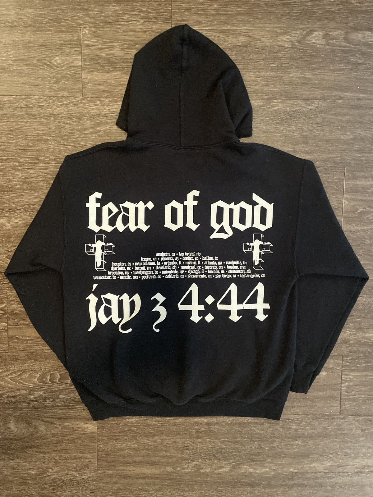 Fear of God Fear of God Jay Z 444 Tour Hoodie | Grailed