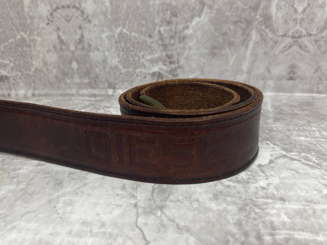 Diesel Diesel leather belt vintage genuine Size ONE SIZE - 3 Thumbnail