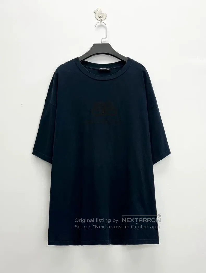 Other Balenciaga Navy Black Washed Distressed Double B Buckle Al Size US XS / EU 42 / 0 - 1 Thumbnail