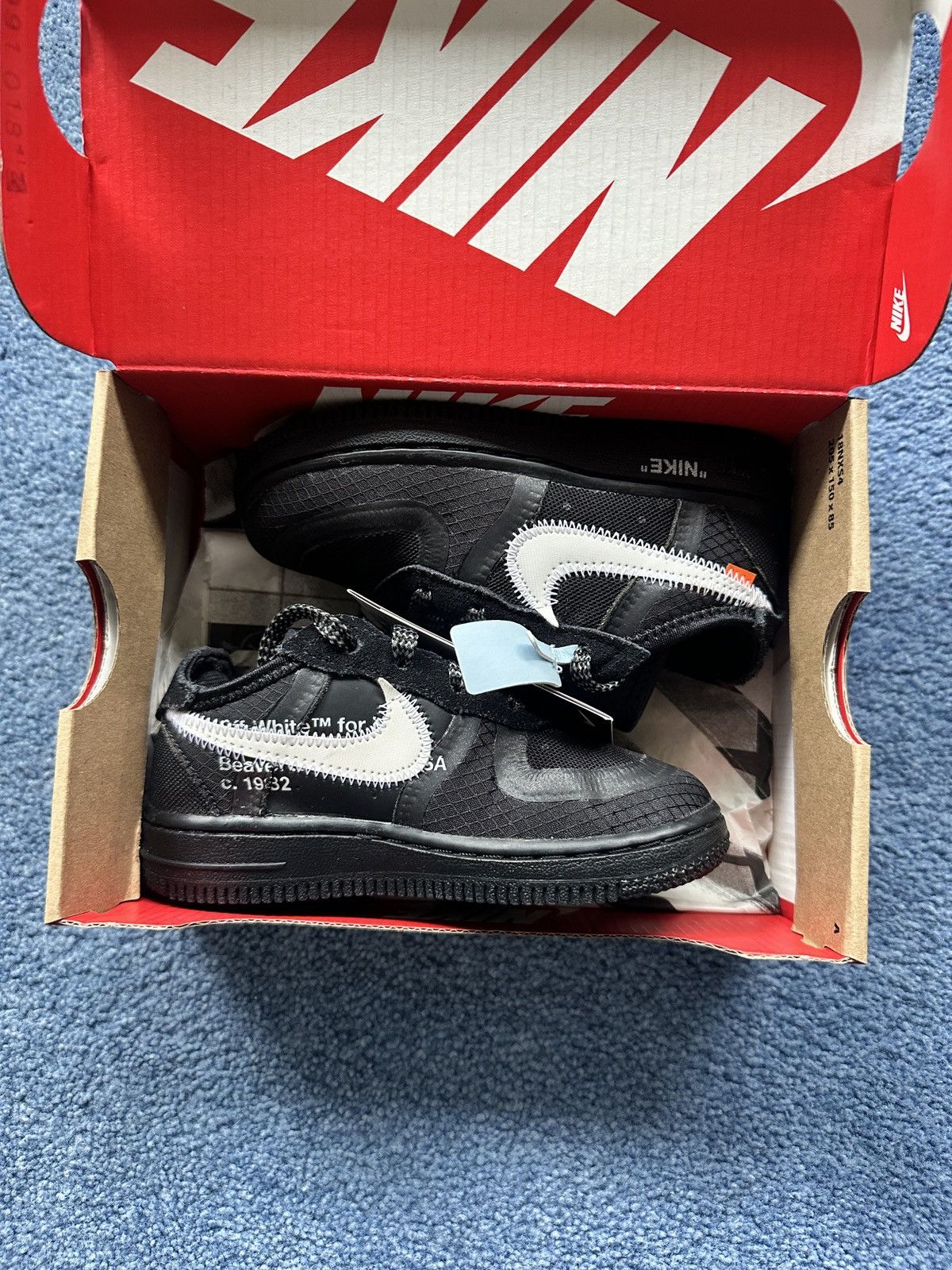 Nike × Off-White Nike x Off-White Air Force 1 Td 9C Size US 5 / EU 37 - 5 Thumbnail