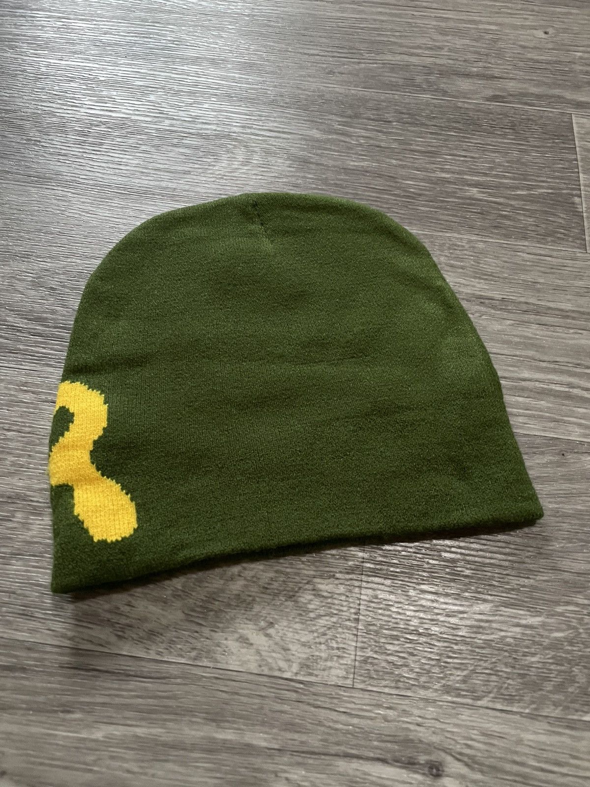 Other Y2K Green Graffiti Hip-Hop Streetwear Winter Beanie Hat Size ONE SIZE - 6 Thumbnail
