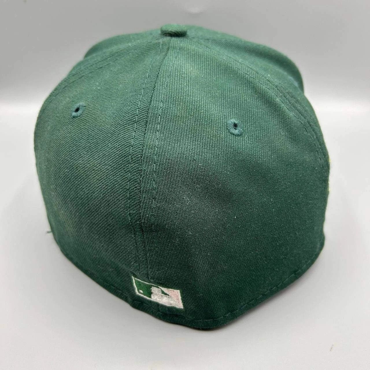 New Era New York Mets Hat Men 7 1/2 Green Pink Embroidered Fitted Size ONE SIZE - 9 Thumbnail