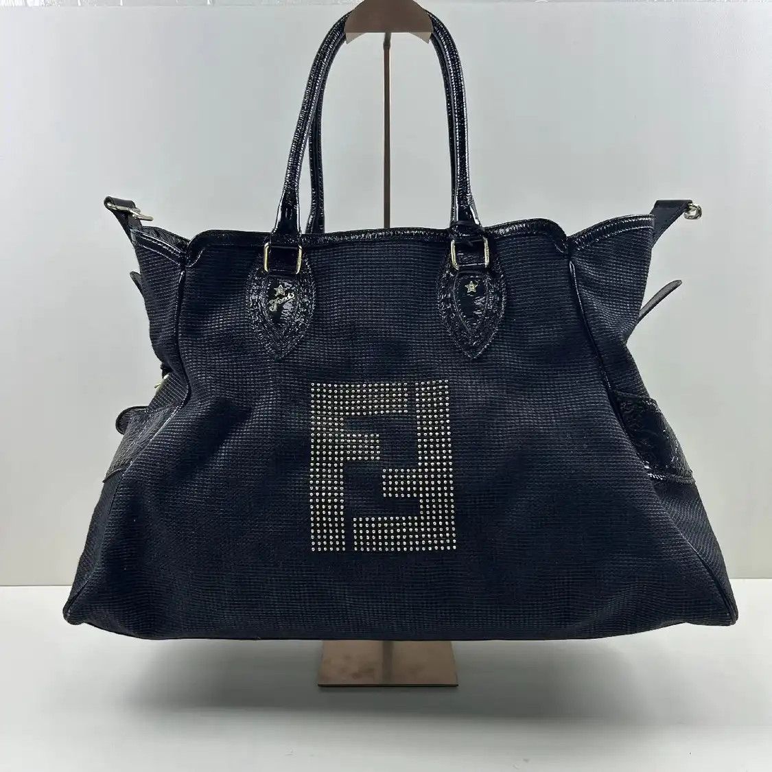 Fendi FENDI black canvas handbag Size ONE SIZE - 1 Thumbnail