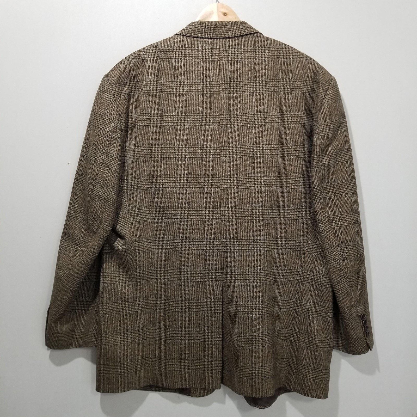 Brooks Brothers Brooks Brothers 48 Brown Loro Piana Rain System Sport Coat Size 48R - 2 Thumbnail