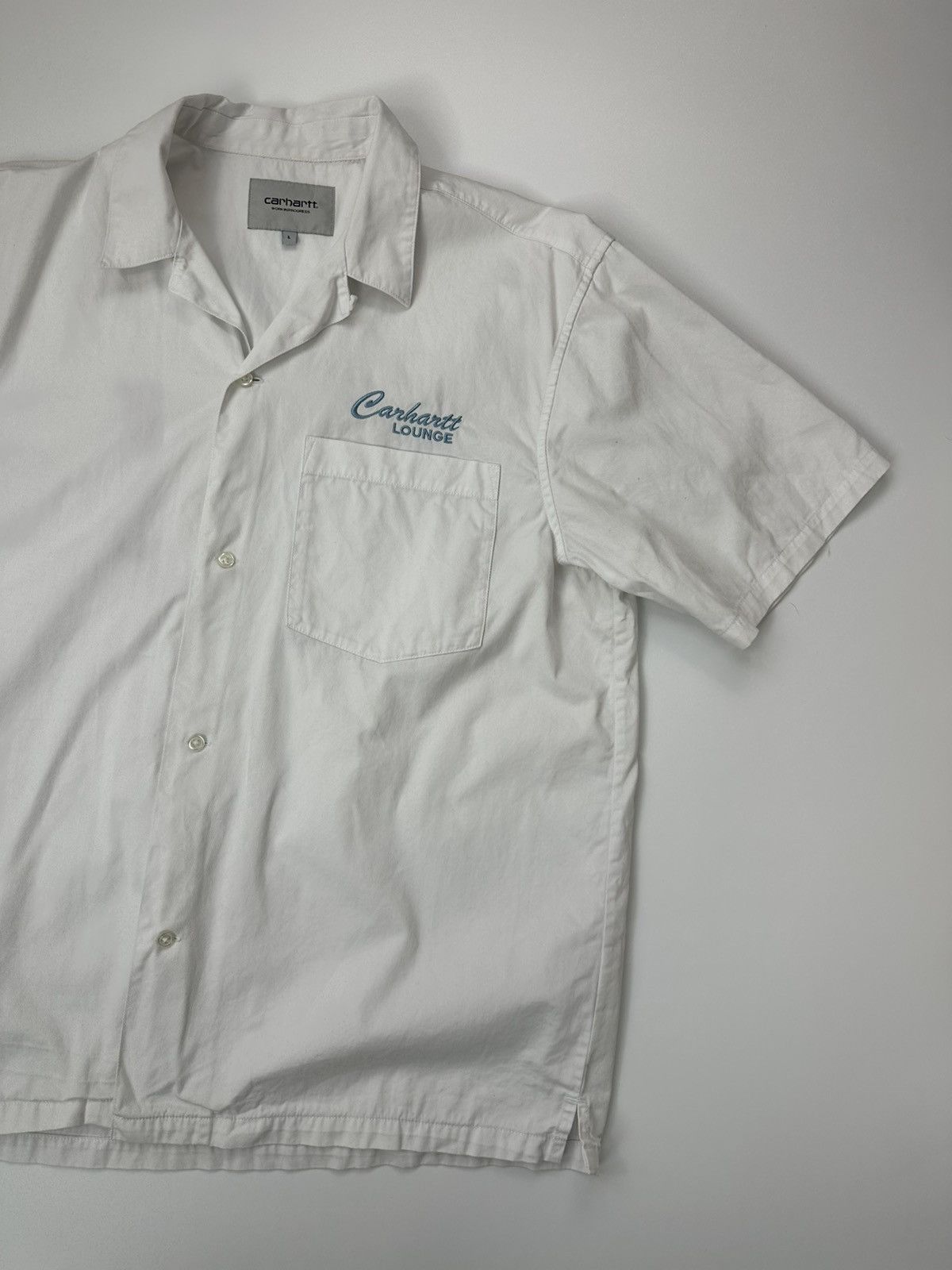 Carhartt Carhartt Lounge Shirt Men's Big Logo Back Size US L / EU 52-54 / 3 - 4 Thumbnail