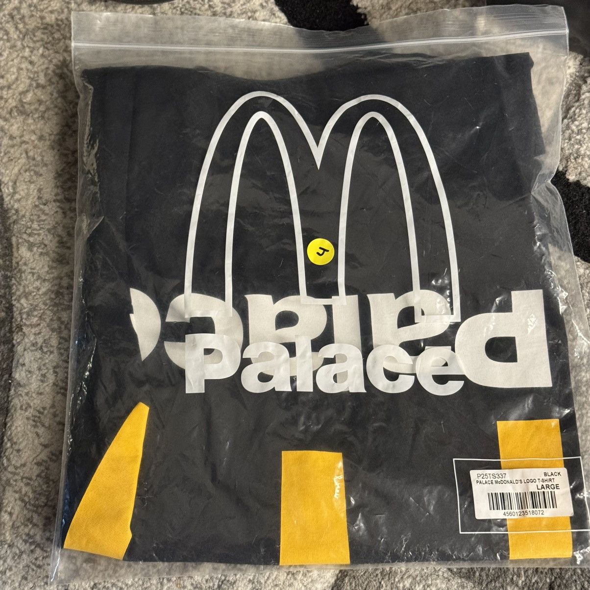 Palace Palace x McDonalds Black Tee Yellow Arches Logo Size Large Size US L / EU 52-54 / 3 - 7 Thumbnail