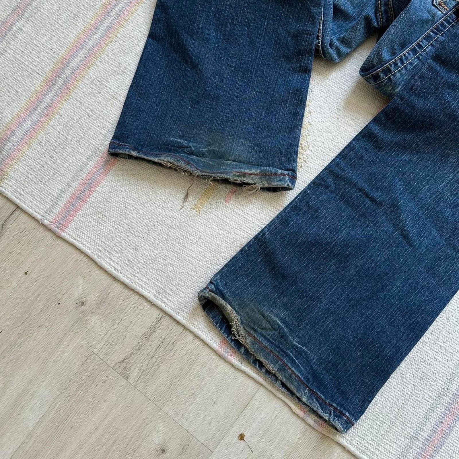 Aeropostale × Vintage Vintage Y2K 00s Aeropostale Bootcut Flare Denim Jeans Pants Size 32" / US 10 / IT 46 - 8 Thumbnail
